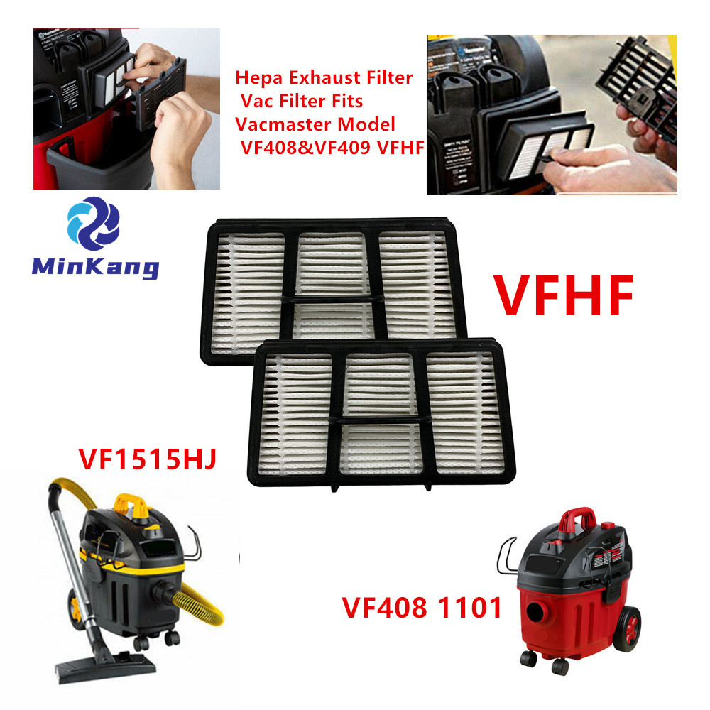 FILTRE D'ÉCHAPPEMENT EN MATÉRIEL HEPA VFHF POUR LE MODÈLE Vacmaster VF408