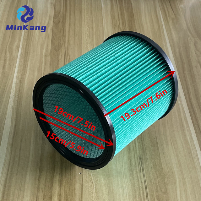 Filtre HEPA pour aspirateur à cartouche vert DXVC6914 adapté aux aspirateurs d'atelier DeWalt 