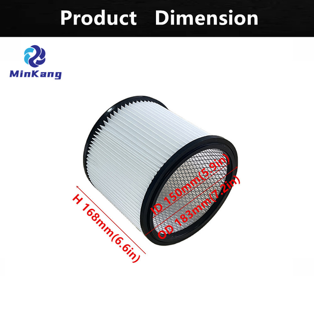 Filtre HEPA pour aspirateur à cartouche TB001, pièces détachées pour aspirateur TITAN TB001 (blanc)