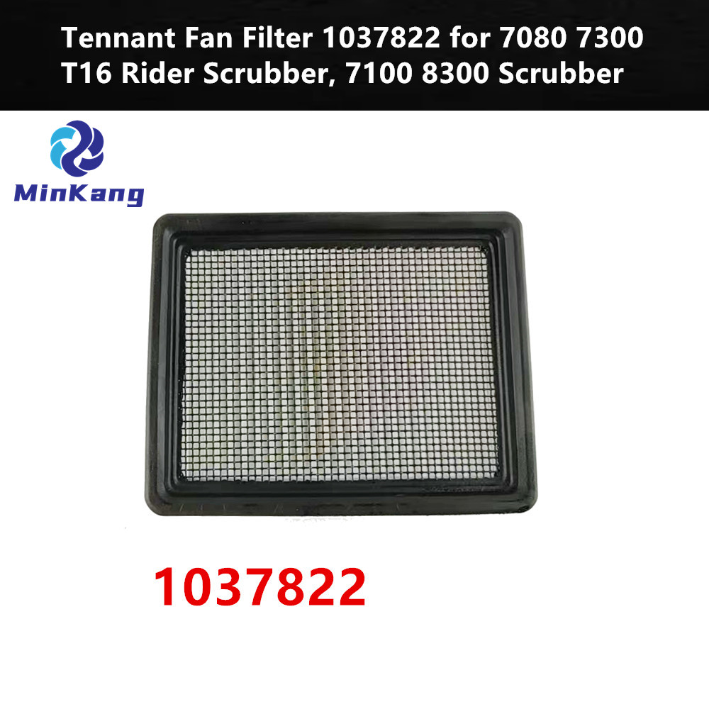 Filtre de ventilateur Tennant 1037822 386326 pour autolaveuse 7080 7300 T16, 7100 8300 balayeuse