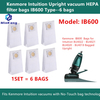 Sacs filtrants HEPA pour aspirateur vertical IB600 blancs pour aspirateur vertical Kenmore Intuition 