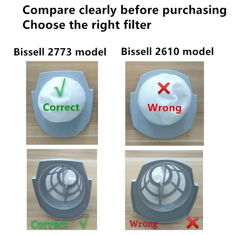 2773 A Filtre à vide pour Bissell 3-en-1 PowerBrush léger poids plume 