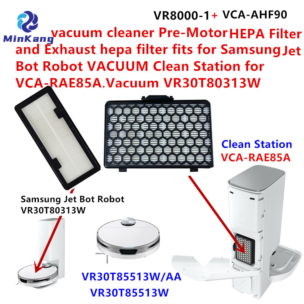  Filtre hepa pré-moteur et échappement pour Station VACUUM Clean Samsung pour VCA-RAE85A VR30T80313W