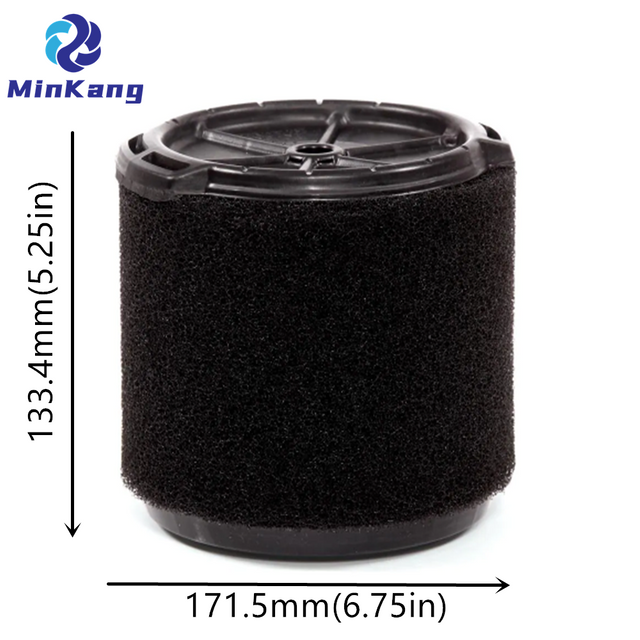  Filtre à air VF3700 Mousse à application humide lavable pour la plupart des aspirateurs d'atelier RIDGID de 3 à 4,5 GAL RAMASSAGE HUMIDE SEULEMENT