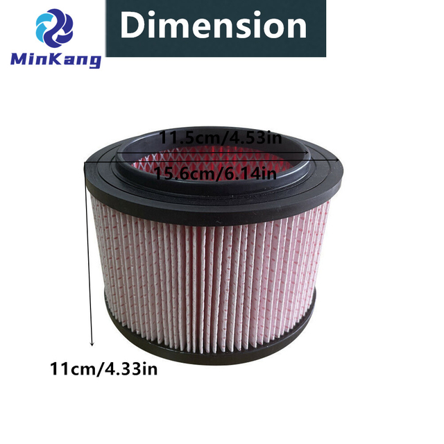 Filtre à cartouche à poussière fine pour aspirateur industriel professionnel Vacmaster, aspirateur de chantier de 5 gallons, série Beast