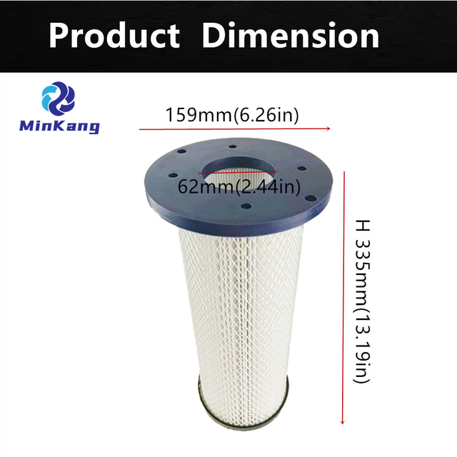 Filtre HEPA pour aspirateur/extracteur 200700070 pour Pullman Holt Ermator modèles série S S13, S26, S36, S1400 et Bona DCS 70 (blanc + bleu)