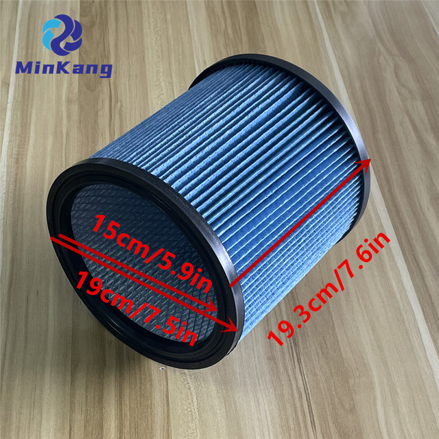 Filtre à cartouche à poussière fine bleu DXVC6912, adapté aux accessoires d'aspirateur sec/humide DeWalt