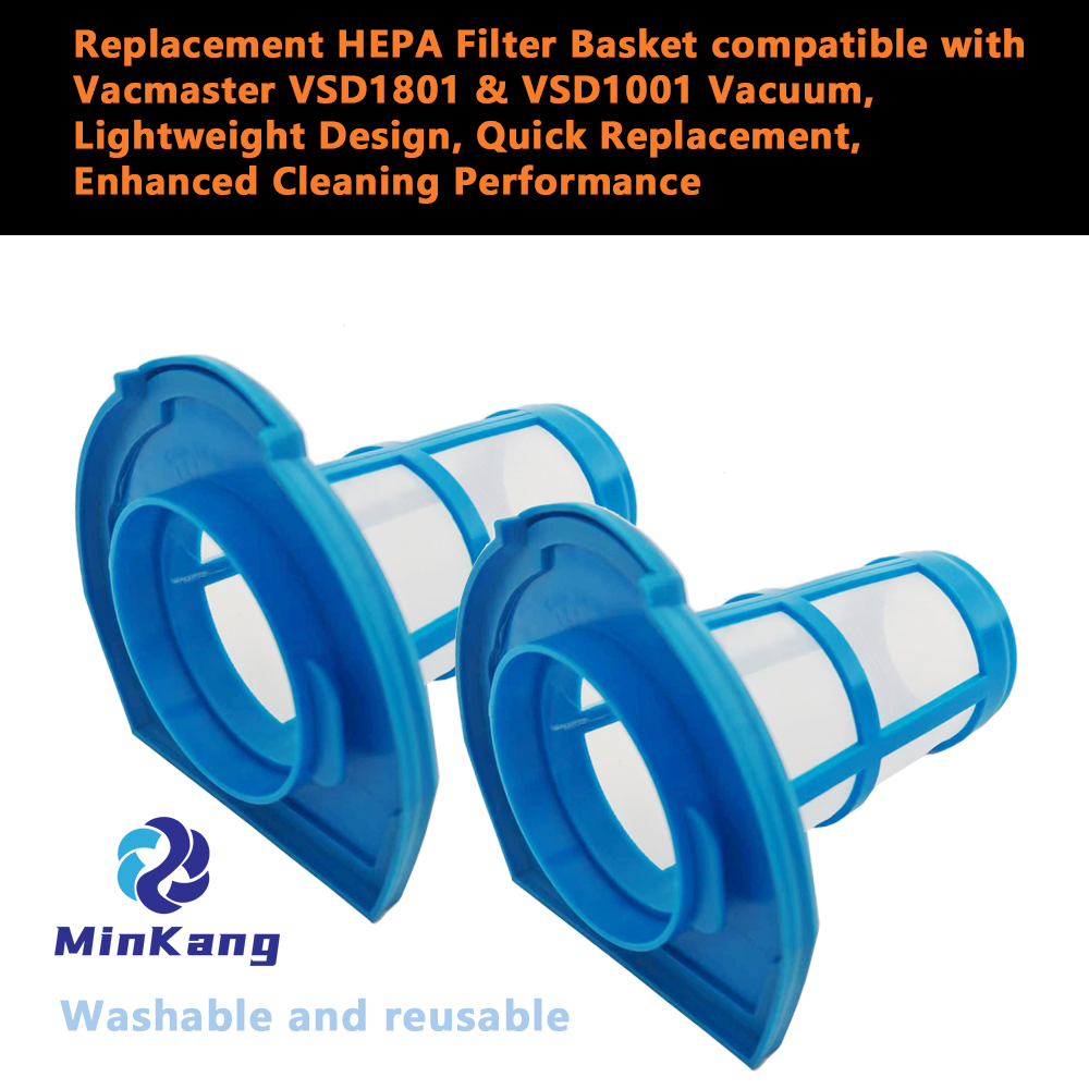 Panier de filtre HEPA de remplacement pour VACMASTER VSD1801 & VSD1001 Filtre à vide de lavage
