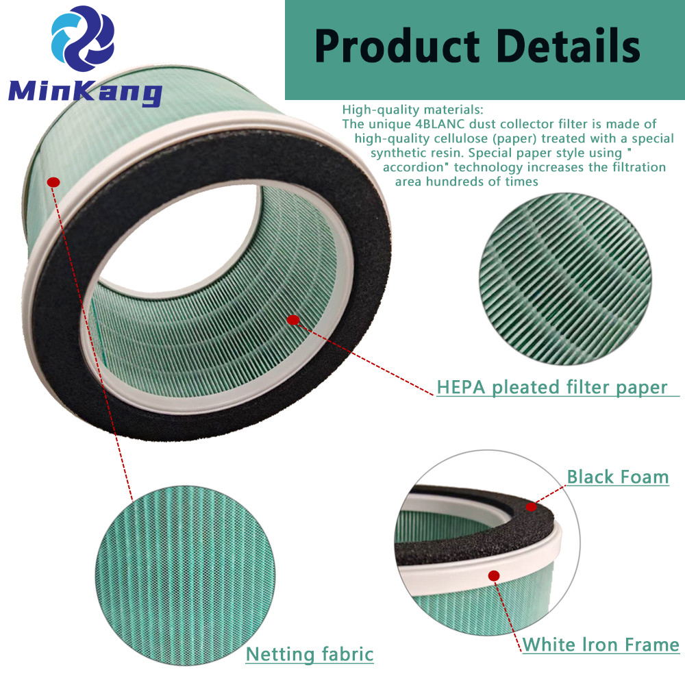 Remplacement du filtre à air du filtre des collecteurs de poussière d'extracteur pour le remplacement du filtre à air de la série 4BLANC Maestro