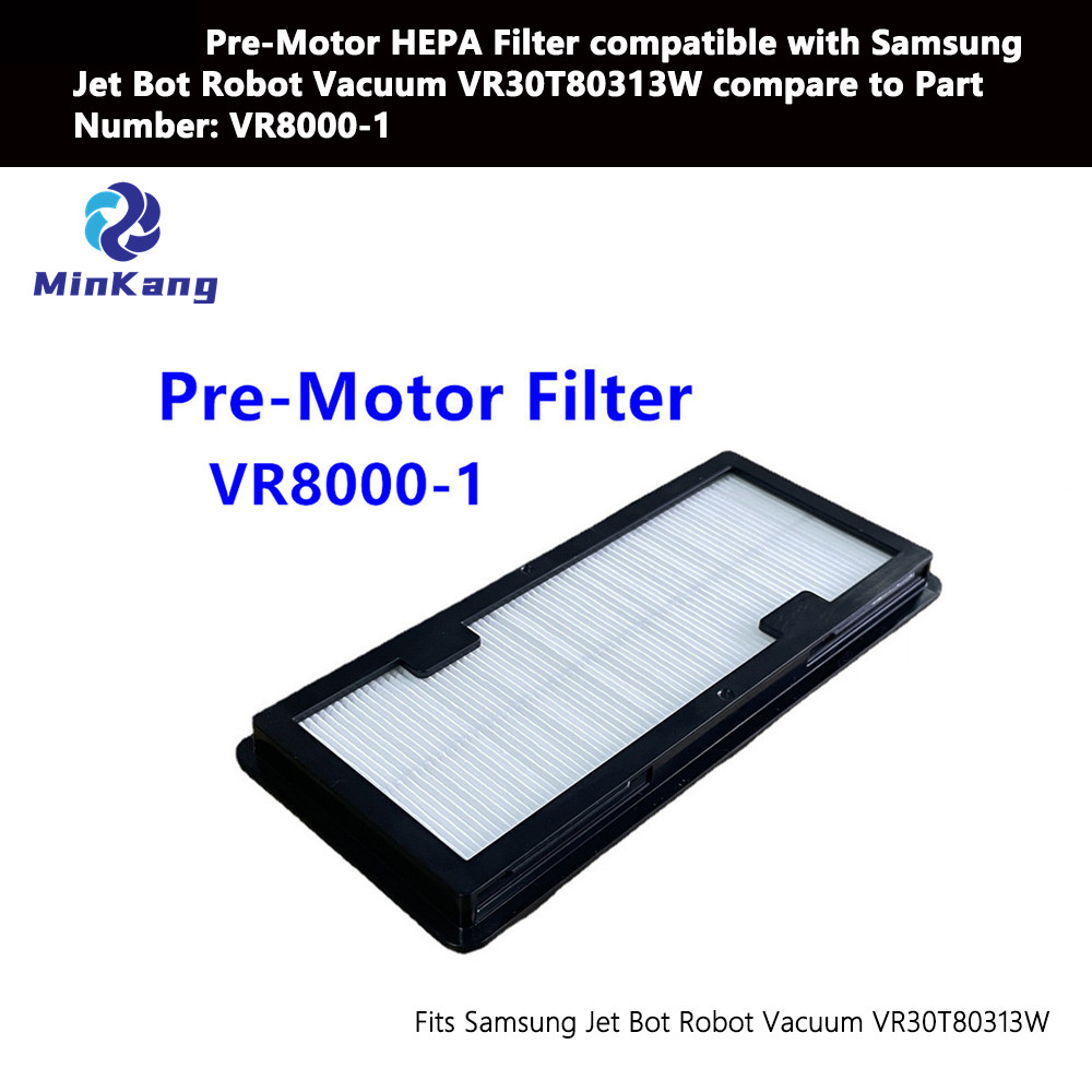 Filtre HEPA pré-moteur pour aspirateur robot Samsung Jet Bot VR30T80313W comparé au numéro de pièce : VR8000-1