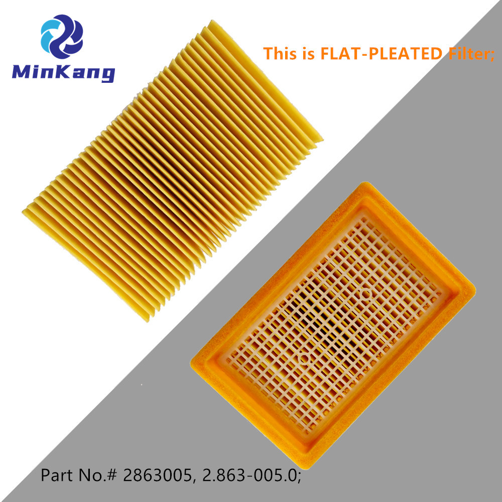 Filtre hepa pour aspirateur Karcher, filtre plissé 2.863 – 005.0/2.863005.0, pièces détachées