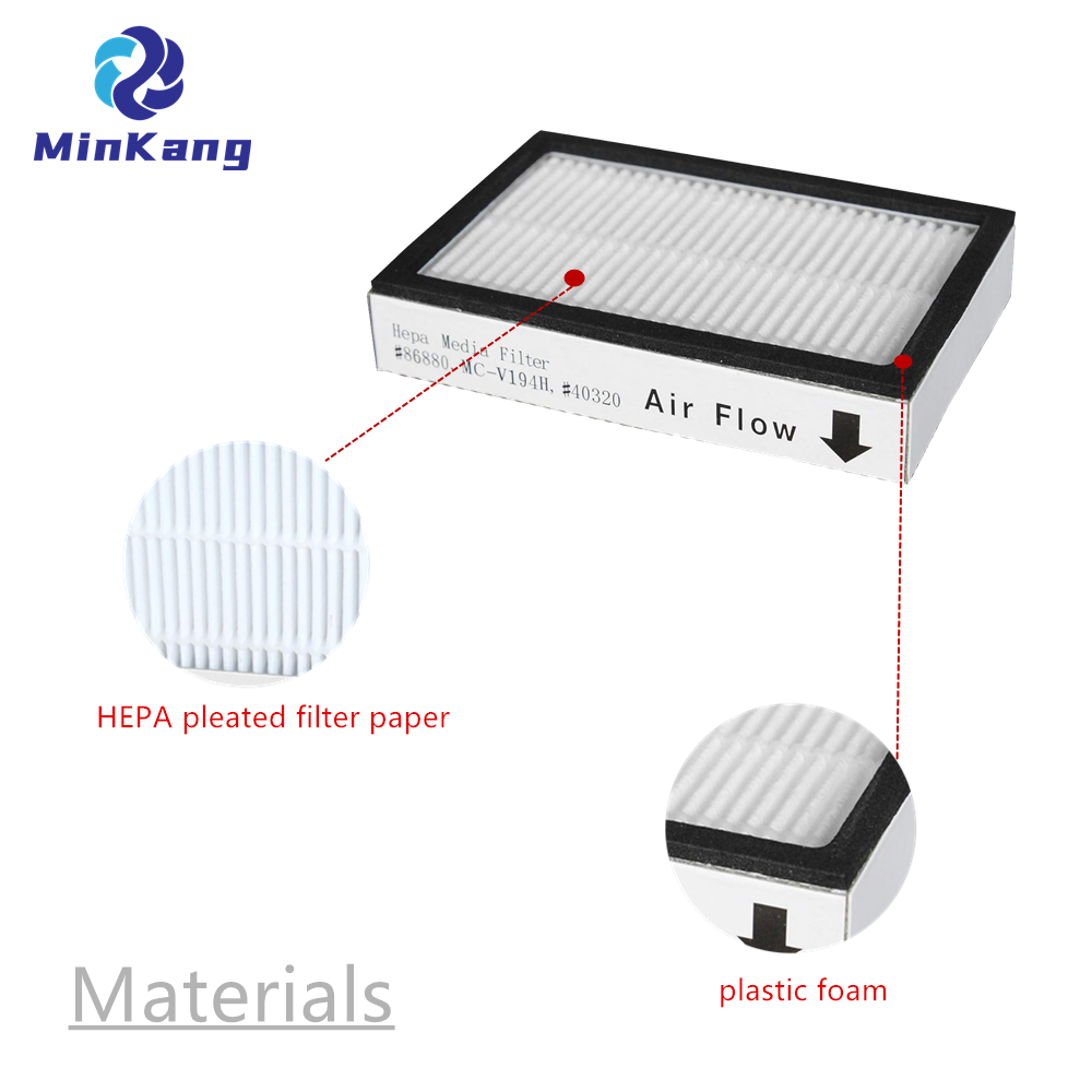 Filtre HEPA d'échappement de remplacement EF-2 pour aspirateurs Kenmore, comparé aux pièces d'aspirateur 86880 et MC V194H