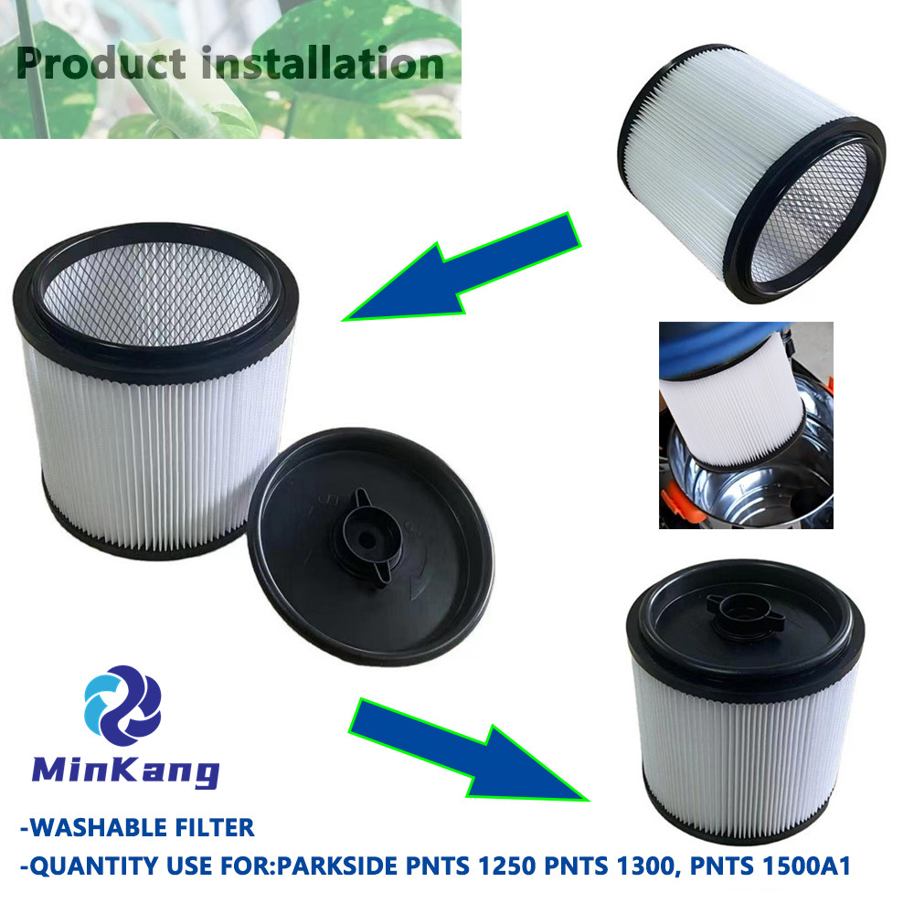Filtre HEPA à vide de la cartouche de remplacement lavable pour Parkside 