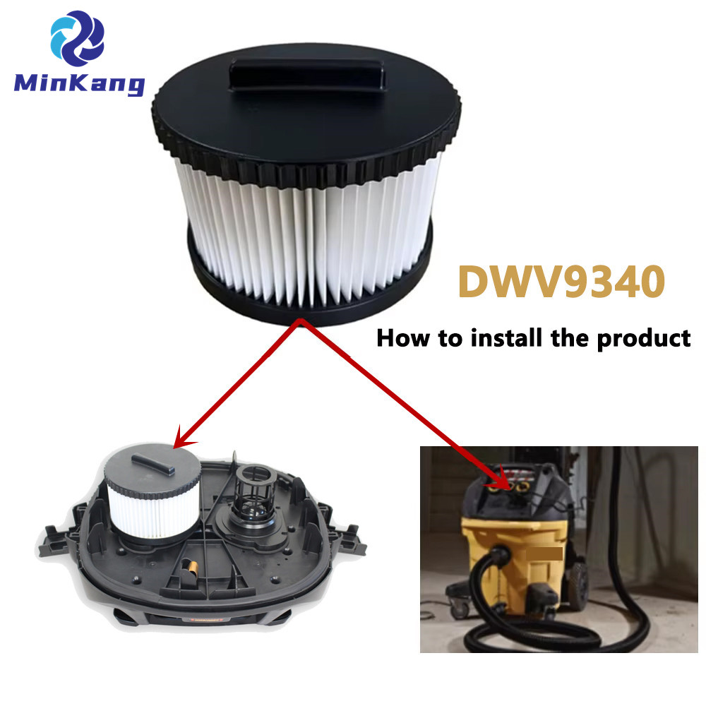 Filtre HEPA pour aspirateur DWV9340 pour extracteur de poussière de CONSTRUCTION DEWALT DWV902M, classe M