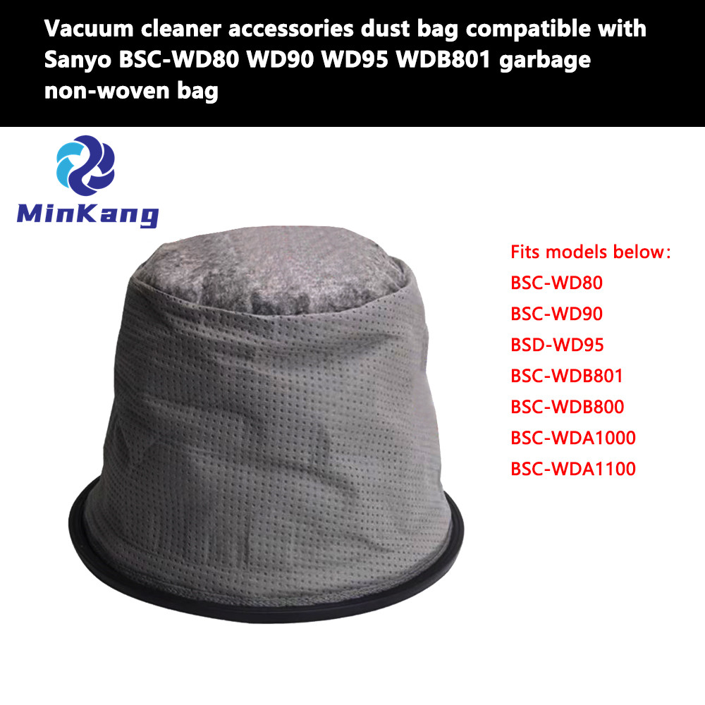 Sac à poussière non tissé à ordures pour Sanyo BSC-WD80 WD90 WD95 WDB801 Aspirateur