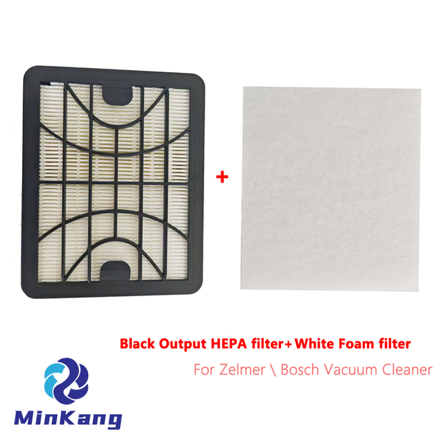 Filtre HEPA de sortie + kit de filtre en mousse pour zelmer bosch 