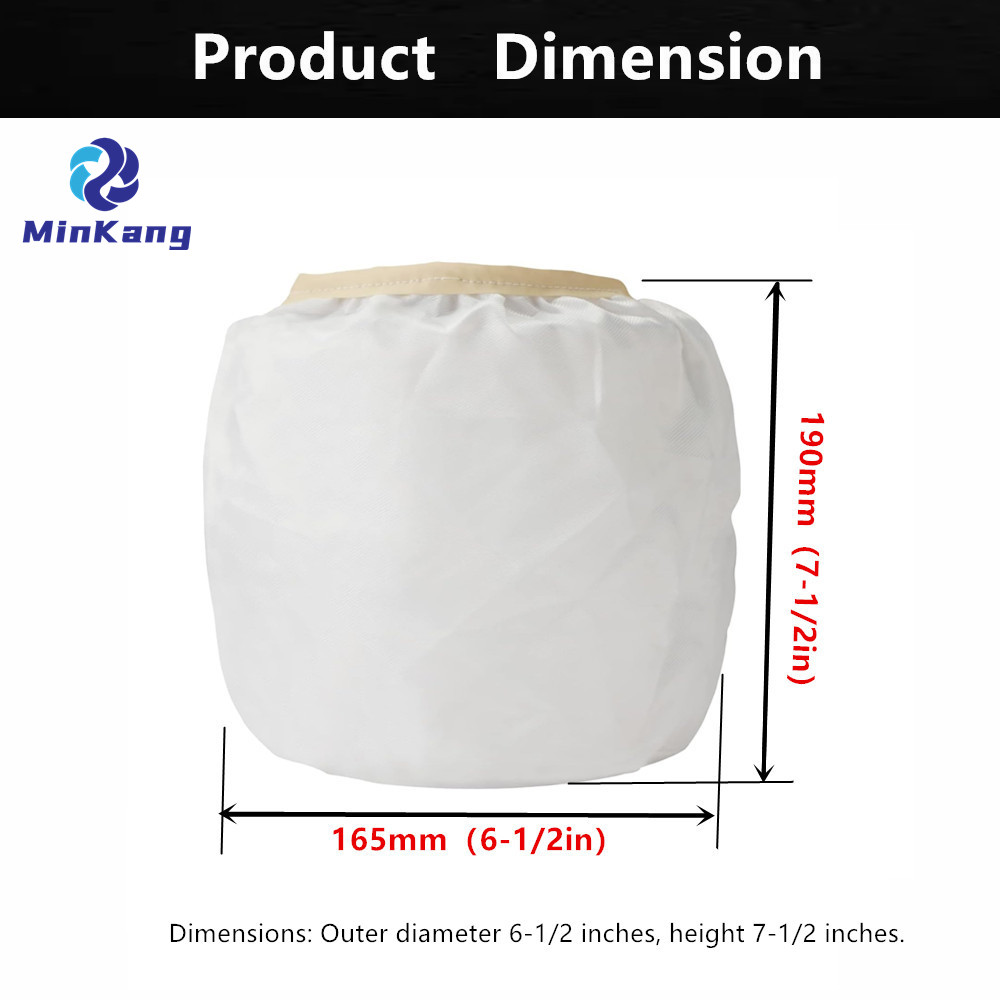 901-15-00 sacs filtrants à poussière pour aspirateurs secs/humides Shop Vac 5 gallons au-dessus de 9011500