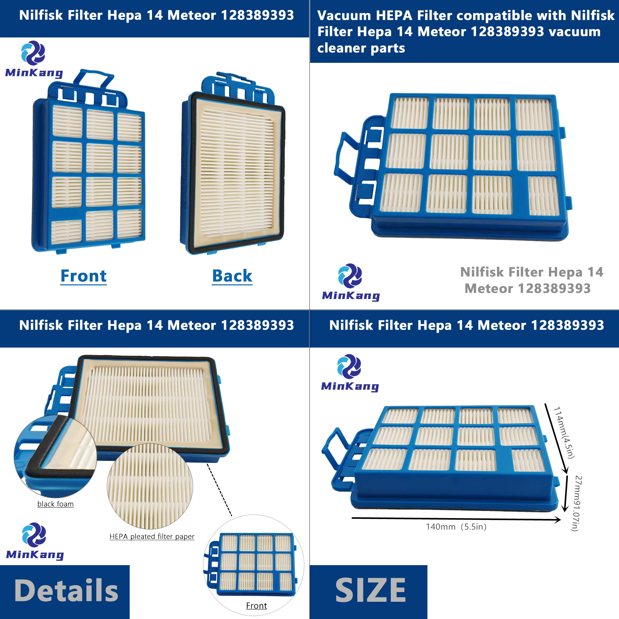 Filtre Hepa 14 Nilfisk