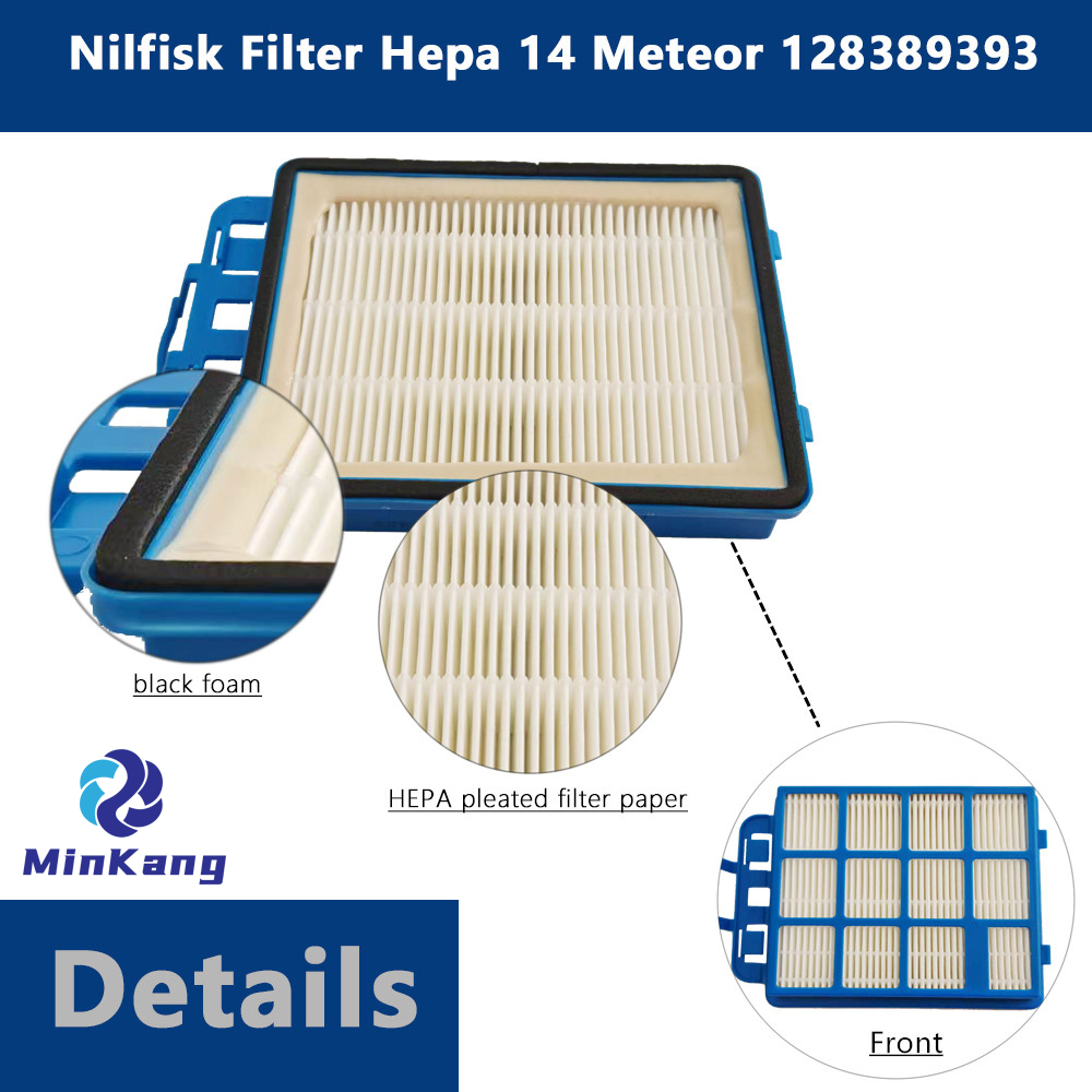 Filtre HEPA de remplacement pour aspirateur Nilfisk, pièces détachées Hepa 14 Meteor 128389393