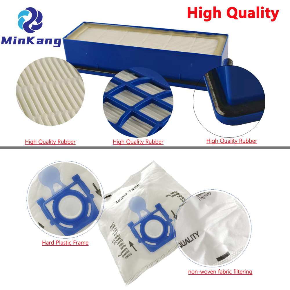 Filtre HEPA et sacs à poussière pour Bosch Aquawash et propre vide BWD420hyg