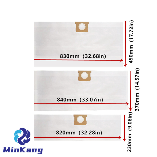 Filtre de sac à poussière de remplacement de DXVA19-4101 pour pièces d'aspirateur DeWalt shop vac DXV06P, DXV09P