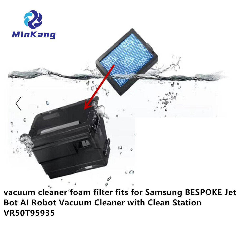 Filtre en mousse bleu pour aspirateur robot Samsung BESPOKE Jet Bot AI avec station propre VR50T95935