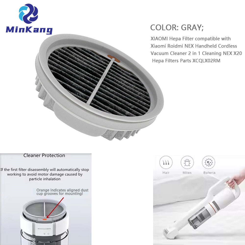 Filtre Hepa pour aspirateur à main sans fil Xiaomi Roidmi NEX, pièces de nettoyage 2 en 1 XCQLX02RM