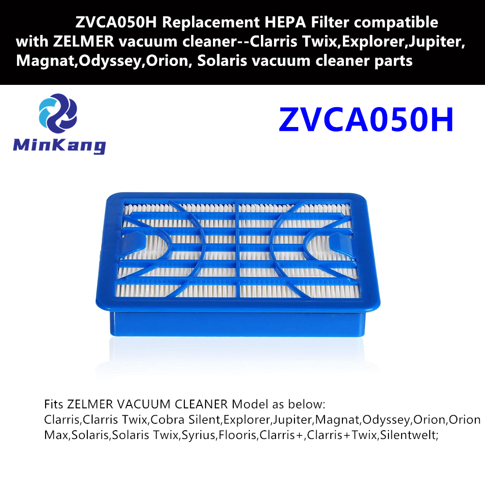 ZVCA050H filtre HEPA de remplacement pour aspirateur ZELMER-Clarris Twix, pièces d'aspirateur Explorer