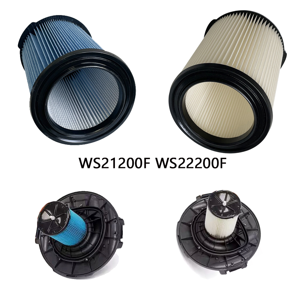 Remplacement WS21200F WS22200F WS23200F WS24200F Filtre HEPA à vide Ridgid 3-20 gallons