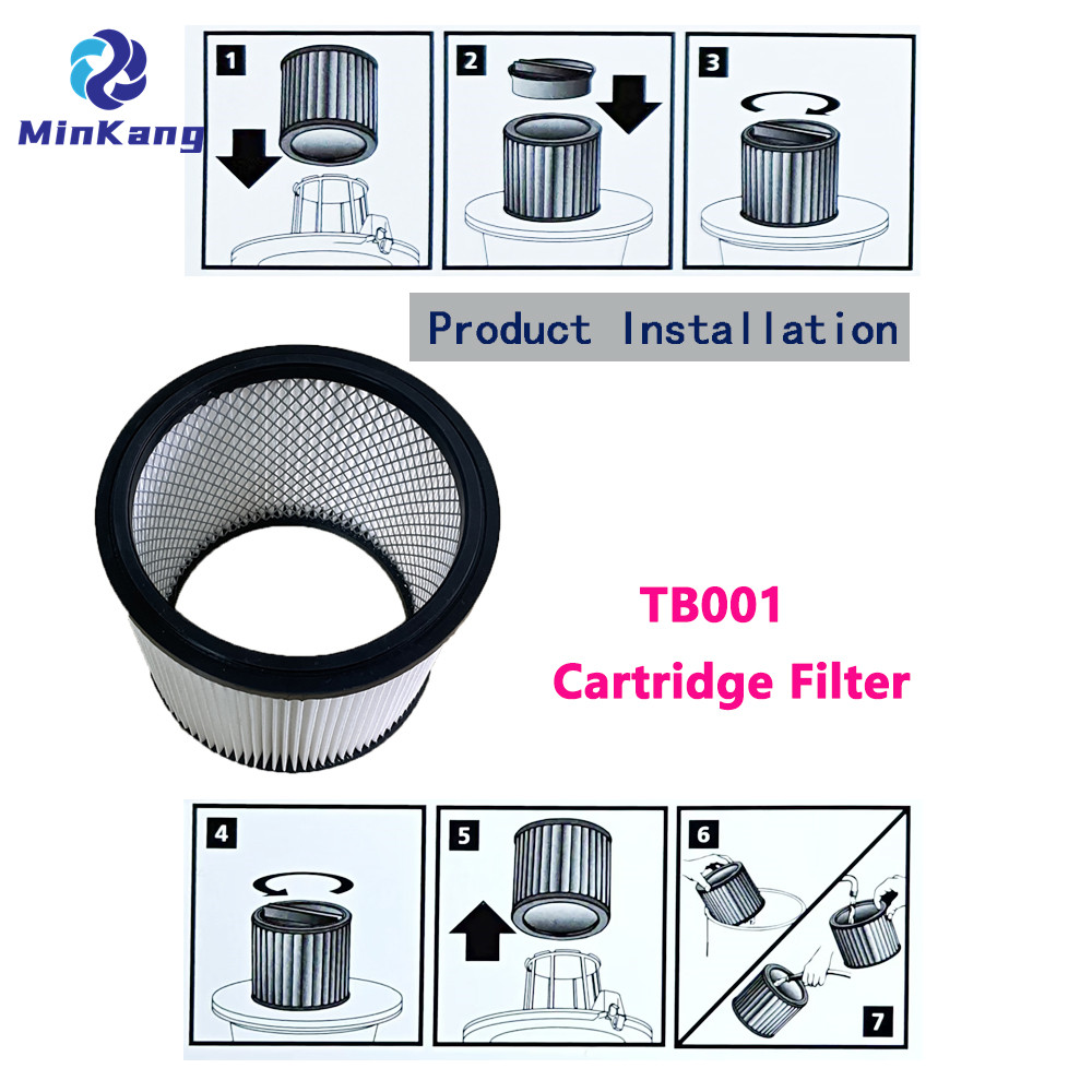 Filtre HEPA pour aspirateur à cartouche TB001, pour TITAN TB001,TTB350VAC