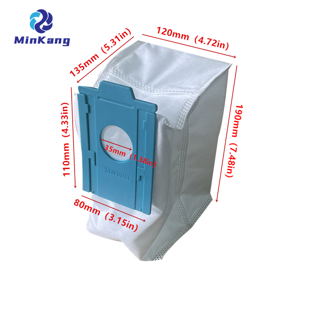 VCA-RDB95B Sac de filtre à poussière à vide pour Samsung Bespoke Bot 