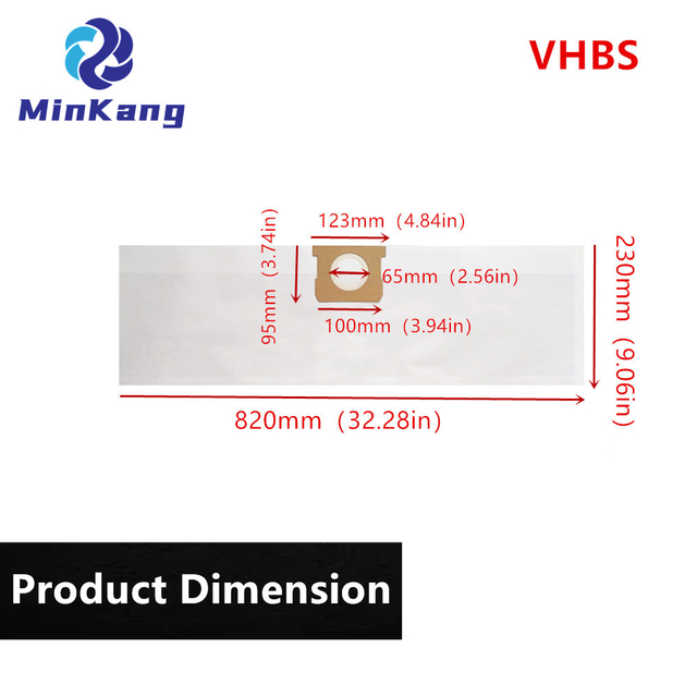 Sacs filtrants à poussière VHBS haute efficacité pour aspirateur Vacmaster VJ507 VAC 5 GALLON VJC507P, VJC607PF la plupart des aspirateurs secs/humides Shop-Vac (5 à 6 gallons)