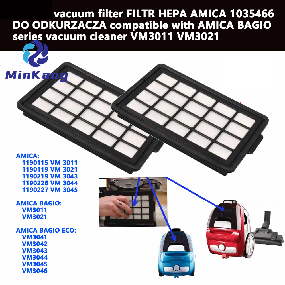 filtre à vide filtr hepa amica 1035466 faire odkurzacza pour la série Amica Bagio Vastouer VM3011 VM3021