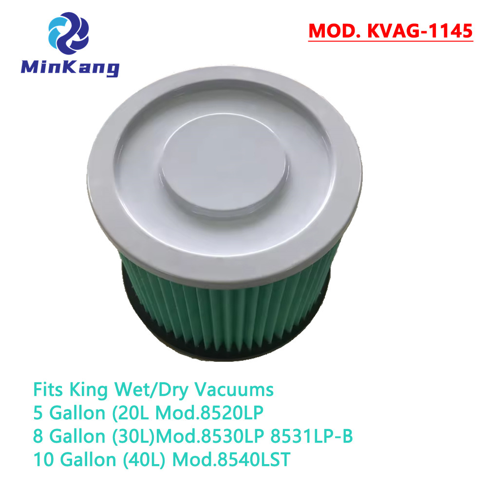 Mod réutilisable. KVAG-1145 Filtre de cartouche HEPA pour pick-up King Wet ou sec 5 à 10 gallons