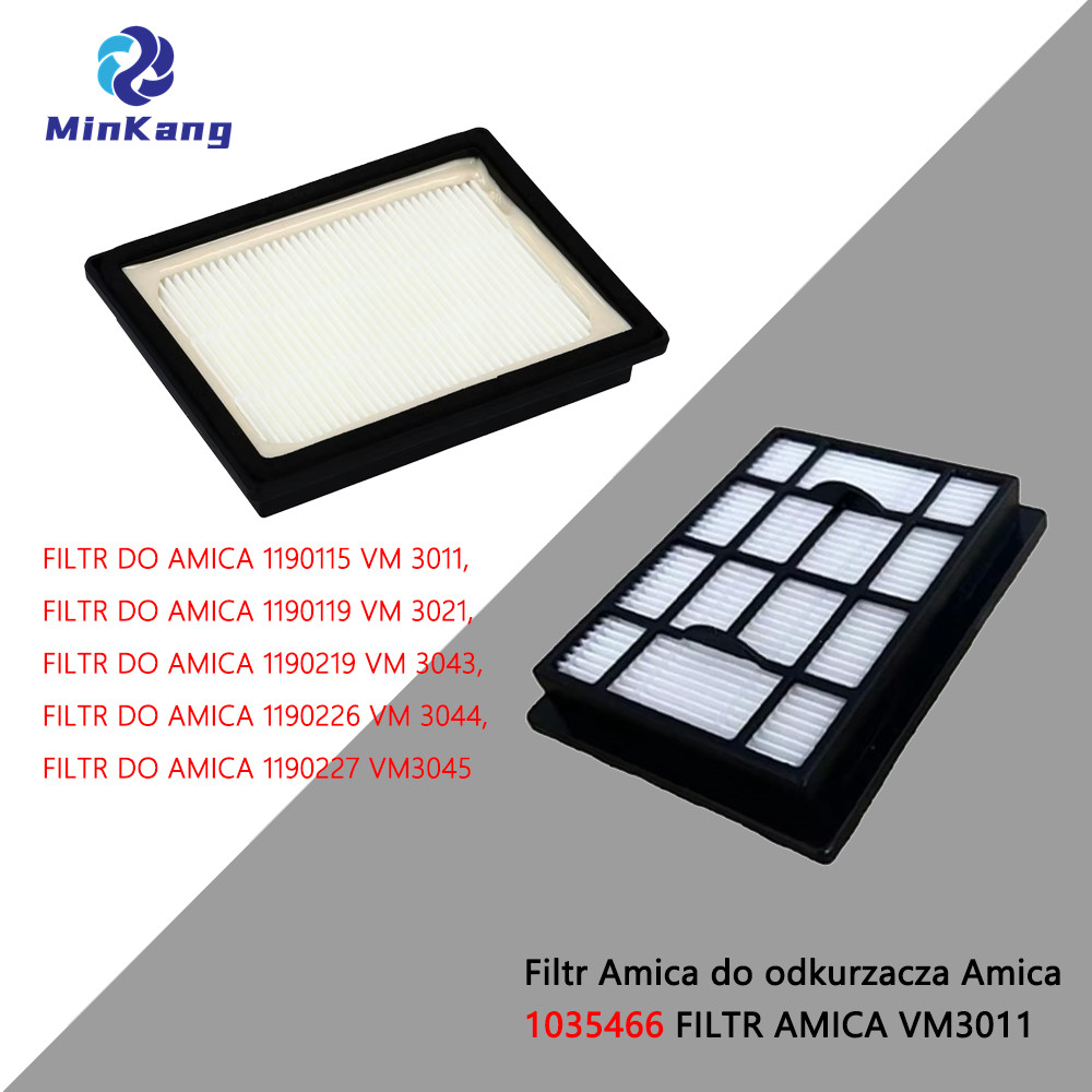 1035464 Filtre HEPA à vide pour Amica Bagio Eco Série Vacuum VM3011 VM3021