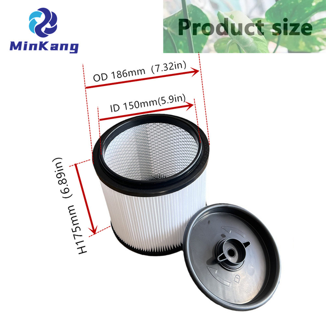 Filtre HEPA à vide de la cartouche de remplacement lavable pour Parkside 