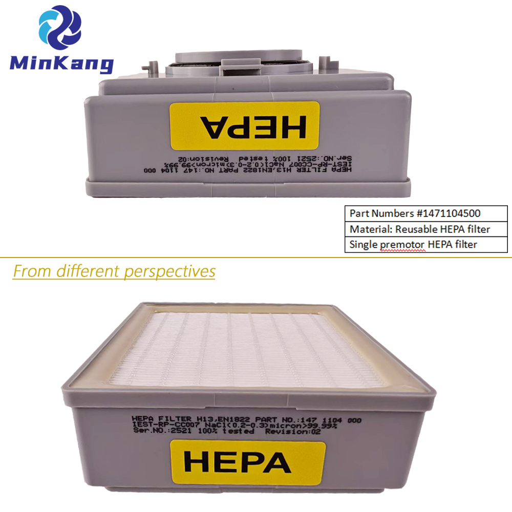 Remplacement du filtre HEPA pour en amont de Nilfisk GD5, GD10 Sac à dos