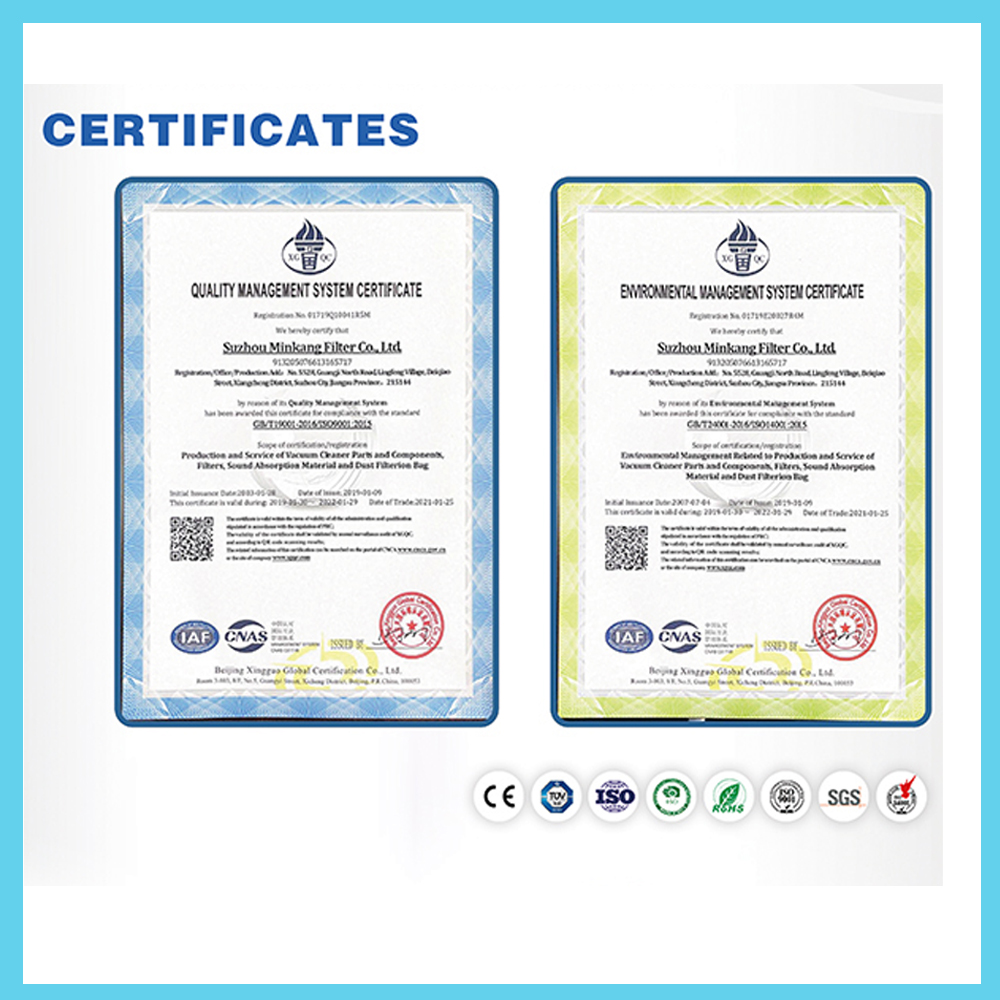 Nos certificats